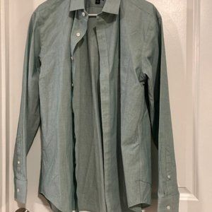 JC CREW MEN LONG SLEEVE SHIRT SIZE L  16-  16 1/2